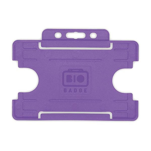 Bilde av Bio badge Cardholder/carrying face open plastic purple (horizontal/landscape). 60270454 (DE,SE,NO,FI,RO,PL)